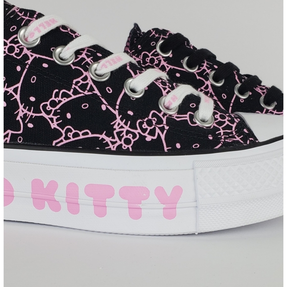 New converse hello kitty print platform low shoes - Picture 15 of 15